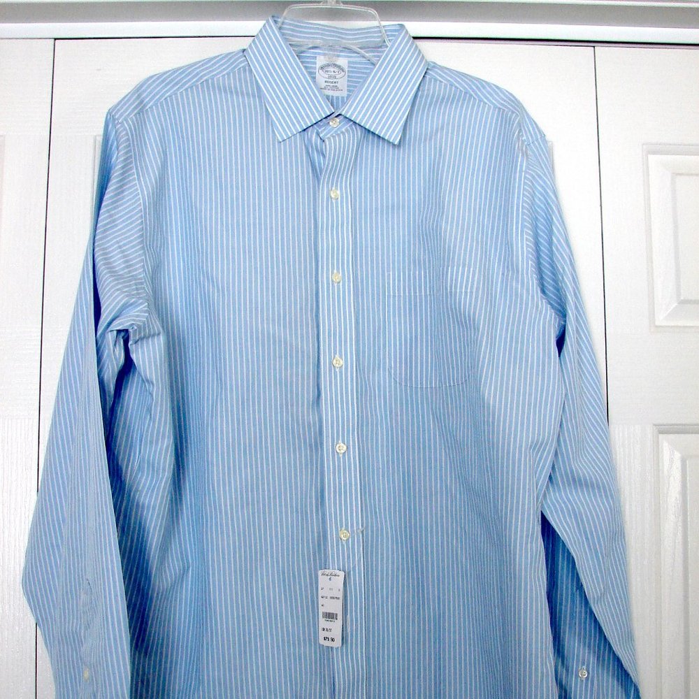 men's Brooks Brothers shirt 16 1/2 x 36/37 nwts